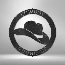 Home Décor Monogram Cowboy Monogram - Steel Sign
