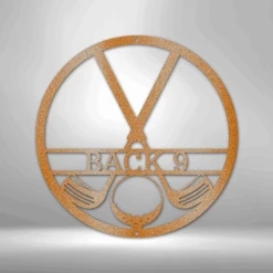 Home Décor Monogram Golf Club Monogram - Steel Sign