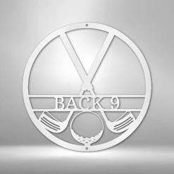 Home Décor Monogram Golf Club Monogram - Steel Sign