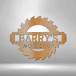 Home Décor Monogram Sawmill Monogram - Steel Sign