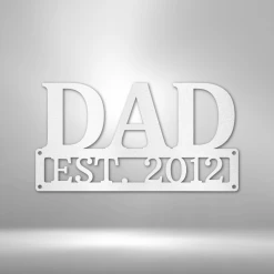 Home Décor Monogram Dad Monogram - Steel Sign