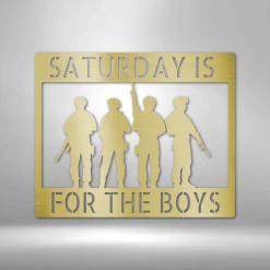 Home Décor Monogram Soldier Monogram - Steel Sign