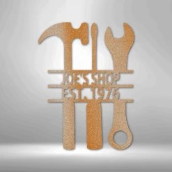 Home Décor Monogram The Garage - Steel Sign