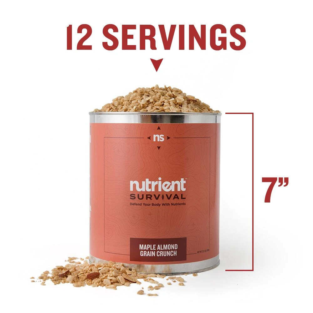 Nutrient Survival Maple Almond Grain Crunch