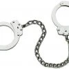 Peerless Handcuff Company Peerless Standard Nickel Leg Irons Ankle Cuffs