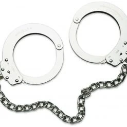 Peerless Handcuff Company Peerless Handcuffs Model 705C - Oversize Leg Iron - Nickel