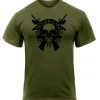 Rothco Molon Labe Skull T-Shirt Graphic Printed T-Shirts