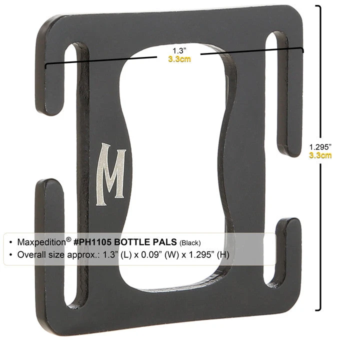 Maxpedition Bottle PALS Pack Of 2 Straps & Bunji Cords
