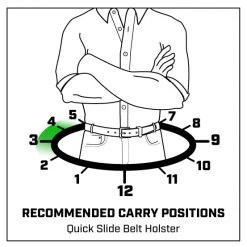 Galco Quick Slide Belt Holster Concealment Holsters