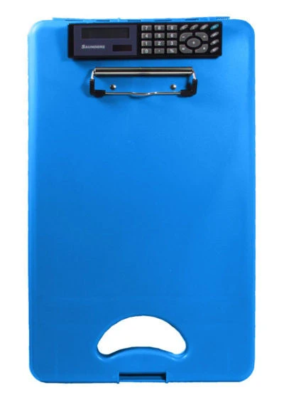 Saunders DeskMate II W/Calculator Storage Clipboard