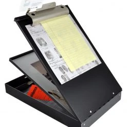 Saunders Recycled Aluminum Cruiser-Mate Storage Clipboard – Letter/A4 Size – Black Report Writing