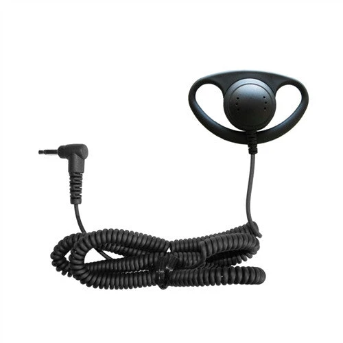 Code Red Headsets Shield 2.5 Mm Listen-Only 2-way Radio Earpiece W/ 30 Inch Coiled Cord Kenwood Radio Earpieces