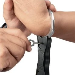 High Security Restraints & Chains ASP Rigid Ultra Cuffs - Steel Bow