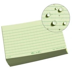 Rite In The Rain 3 X 5 Index Cards - 100 Pack Notebook & Covers