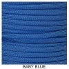 E. L. Wood Braiding 550 Survival Cord Baby Blue Paracord