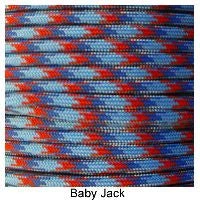 E. L. Wood Braiding Baby Jack Paracord 550 Survival Cord