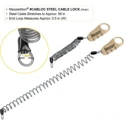 Travel Bags & Luggage Maxpedition Steel Cable Lock