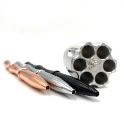 Caliber Gourmet 3 Piece Pen / Revolver Cylinder Gift Set Novelties