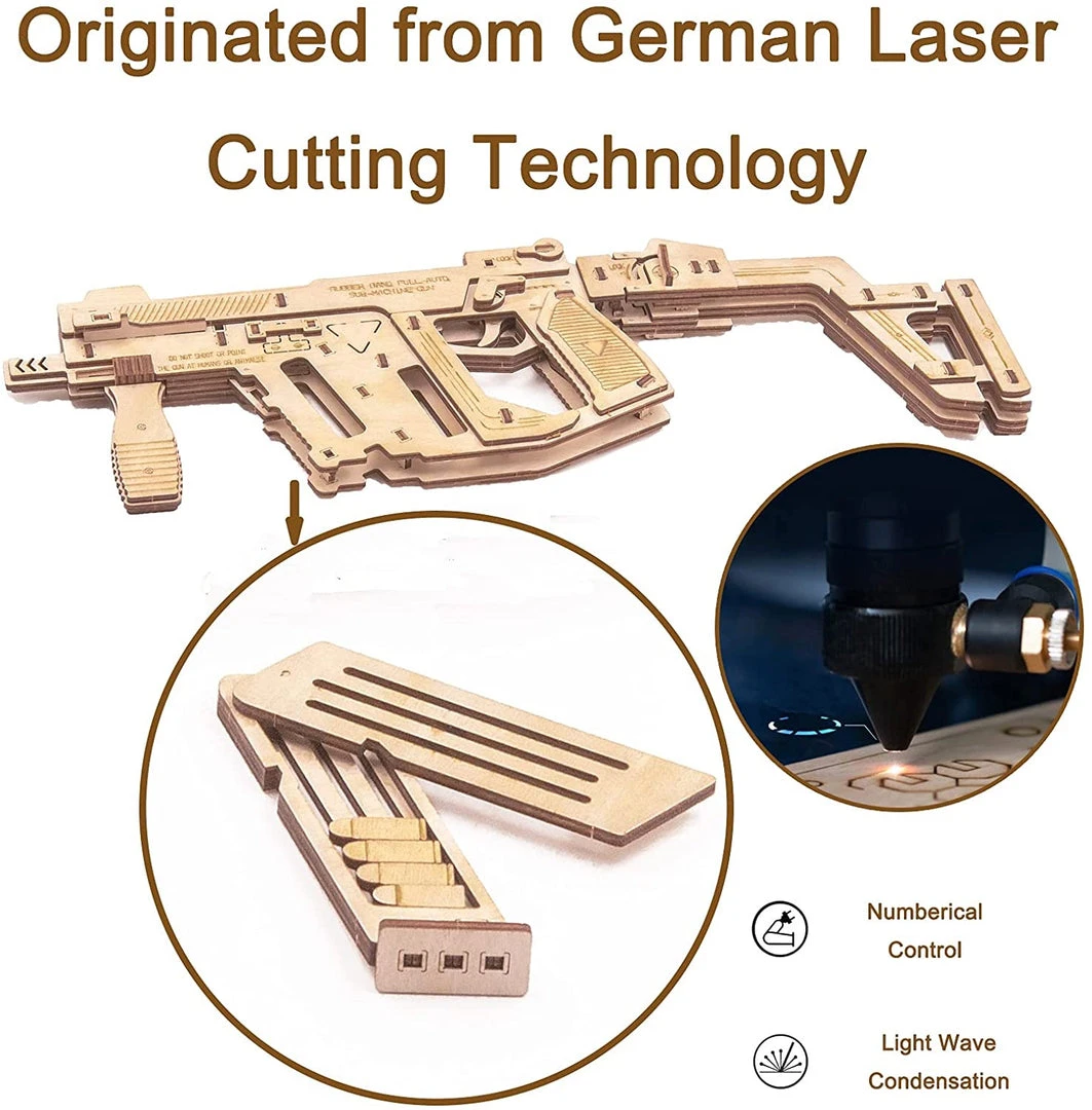 Novelties Caliber Gourmet Rubber Band Replica Machine Gun