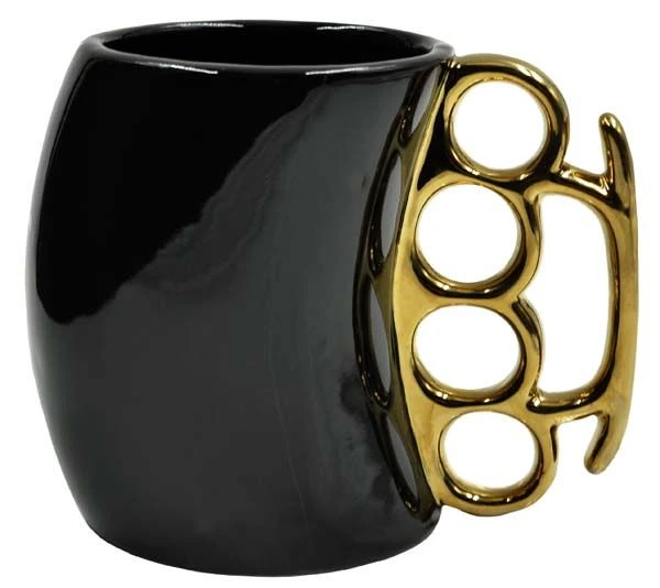 Caliber Gourmet Brass Knuckle Mug