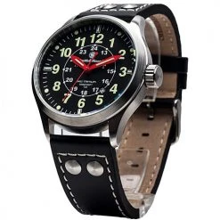 Smith And Wesson Smith & Wesson Mumbai Lamplighter With Leather Band Watches