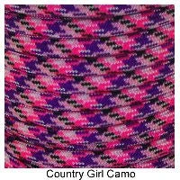 E. L. Wood Braiding Country Girl Camo Paracord 550 Survival Cord