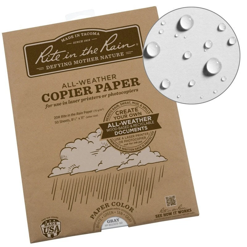 Rite In The Rain Copier Paper Notebook & Covers