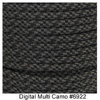 E. L. Wood Braiding 550 Survival Cord Digital Multi Camo #6922 Paracord