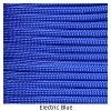 E. L. Wood Braiding 550 Survival Cord Electric Blue Paracord