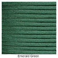 E. L. Wood Braiding 550 Survival Cord Emerald Green Paracord