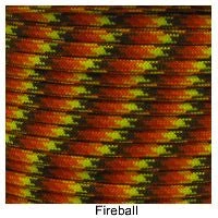 E. L. Wood Braiding Fireball Paracord 550 Survival Cord