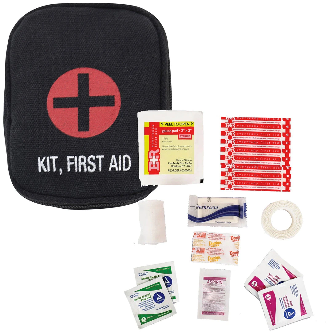 First Aid Kits Rothco Military Zipper First Aid Kit