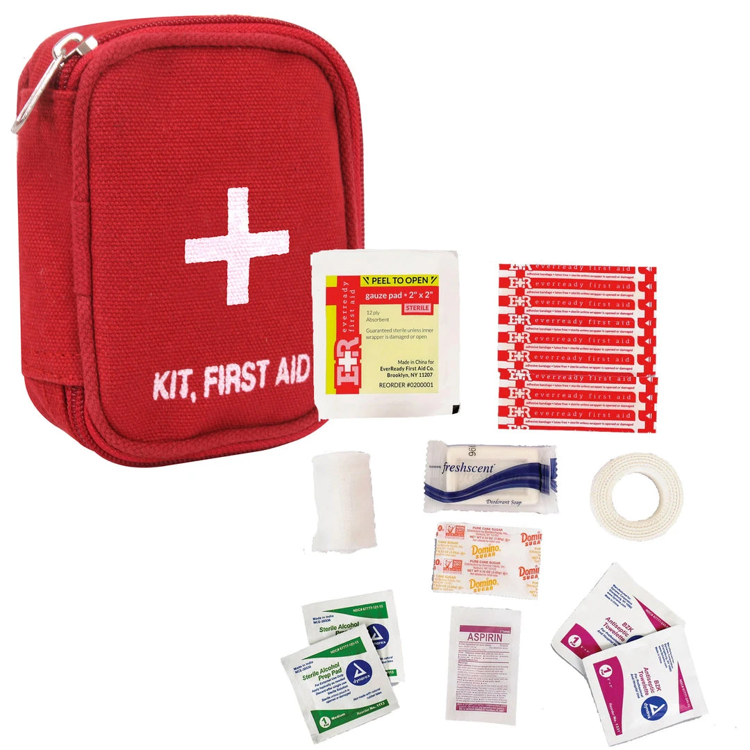 First Aid Kits Rothco Military Zipper First Aid Kit