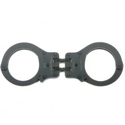 Peerless Handcuff Company Hinged Handcuffs Peerless Handcuffs Model 802C - Hinged Handcuff - Black Oxide Finish