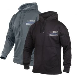 Hoodies & Sweats Rothco Thin Blue Line Concealed Carry Hoodie