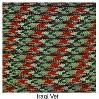 E. L. Wood Braiding Iraq Vet Paracord 550 Survival Cord
