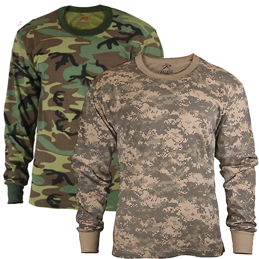 Rothco Kids Long Sleeve Camo T-shirt