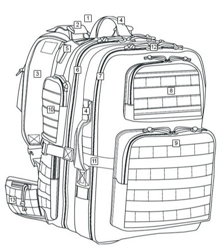 Weekend Backpacks Tru-Spec Tour Of Duty Backpack