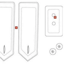 Uniform Shirts Tru-Spec 24-7 Series Ultralight Epaulet / Badge Tab Kit