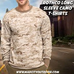 Camo T-Shirts Rothco Long Sleeve Camouflage T-Shirts