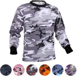 Rothco Long Sleeve Colored Camo T-Shirt