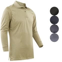 Tru-Spec 24-7 Series Mens Long Sleeve Performance Polo Polo Shirts