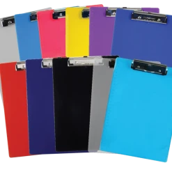 Saunders Recycled Plastic Clipboard – Letter/A4 Size – Low Profile Clip Clipboards