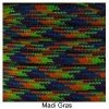 E. L. Wood Braiding Madi Gras Paracord 550 Survival Cord