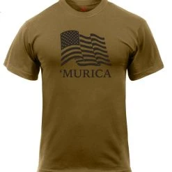 Graphic Printed T-Shirts Rothco 'Murica US Flag T-Shirt
