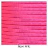 E. L. Wood Braiding 550 Survival Cord Neon Pink Paracord