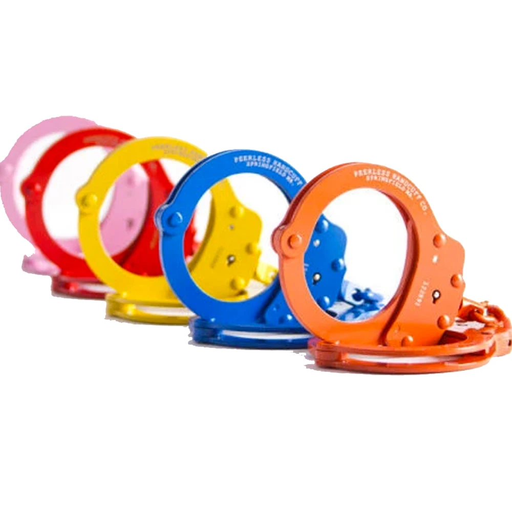 Peerless Handcuff Company Colored Handcuffs Peerless Colored Chain Handcuffs
