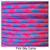 E. L. Wood Braiding Pink Sky Camo Paracord