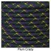 E. L. Wood Braiding Plum Crazy Paracord 550 Survival Cord