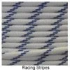 E. L. Wood Braiding Racing Stripes Paracord 550 Survival Cord